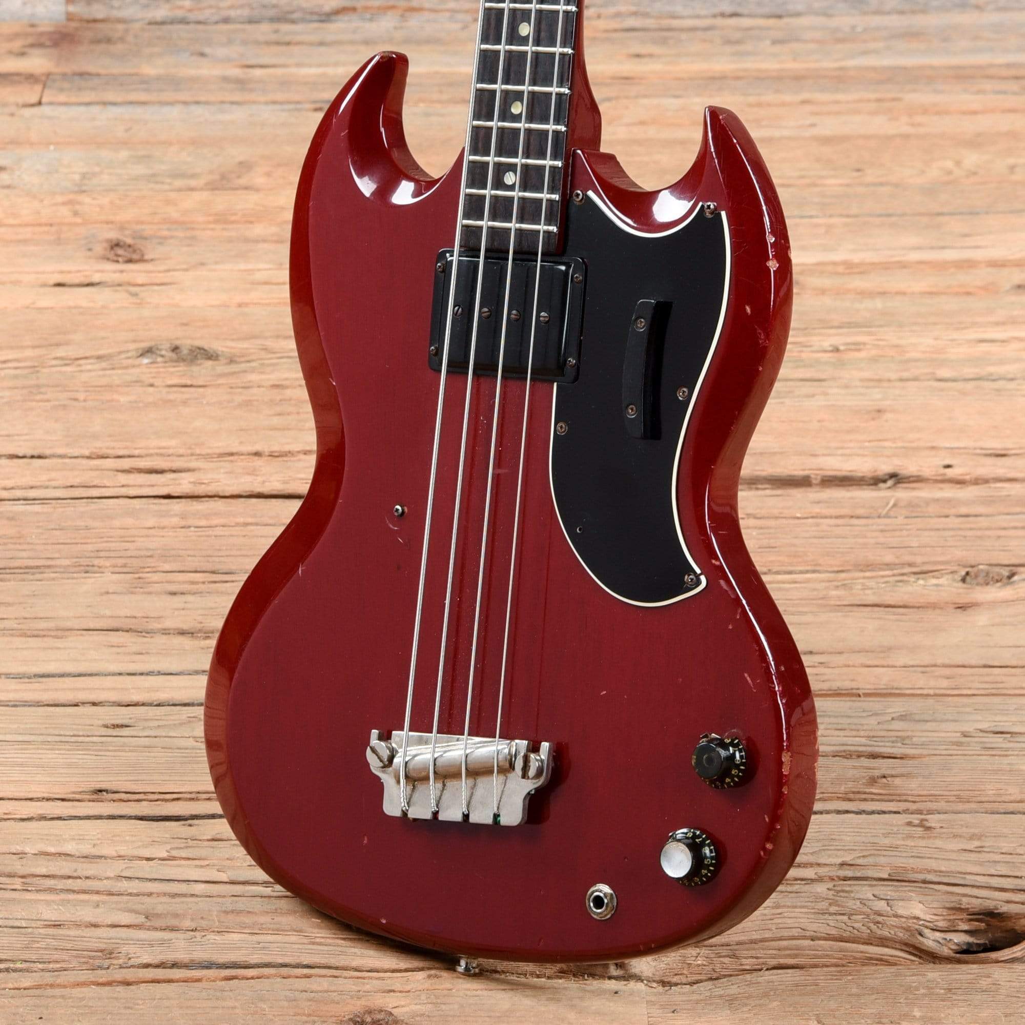 Gibson EB-0 Cherry Refin 1961 Bass Guitars / Short Scale