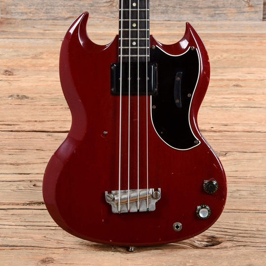 Gibson EB-0 Cherry Refin 1961 Bass Guitars / Short Scale