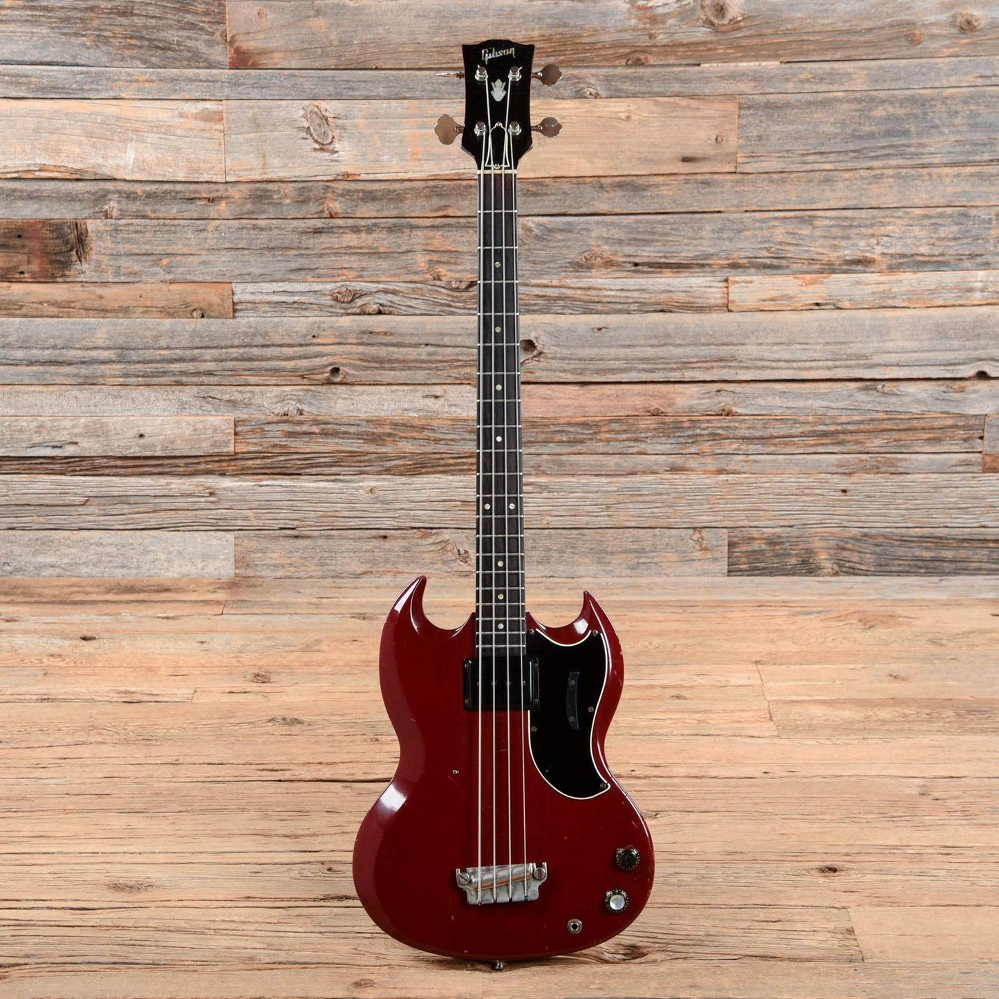 Gibson EB-0 Cherry Refin 1961 Bass Guitars / Short Scale