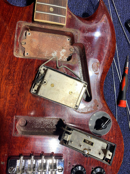 Gibson EB-3 Cherry 1970 Bass Guitars / Short Scale