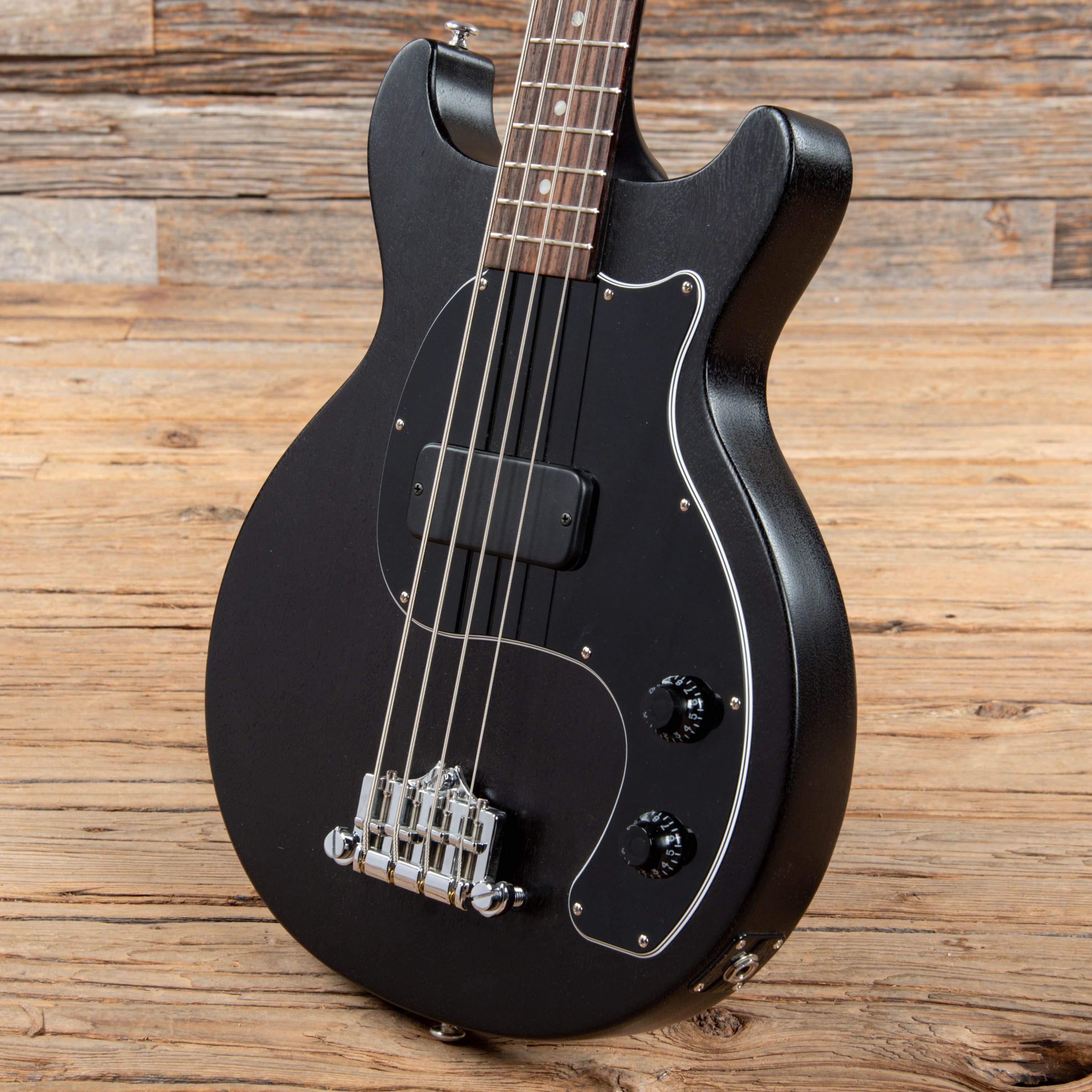 Gibson Les Paul Junior Tribute DC Bass Worn Ebony 2019 Bass Guitars / Short Scale