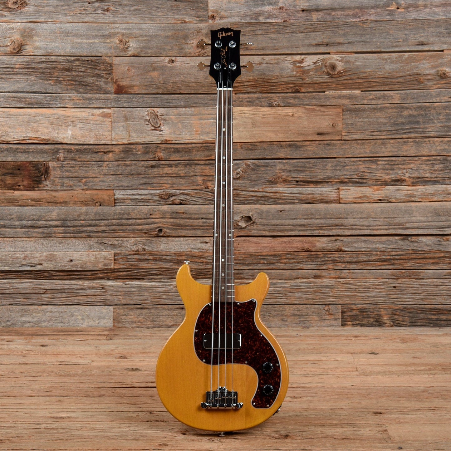Gibson Les Paul Junior Tribute DC Bass Worn TV Yellow 2020 Bass Guitars / Short Scale