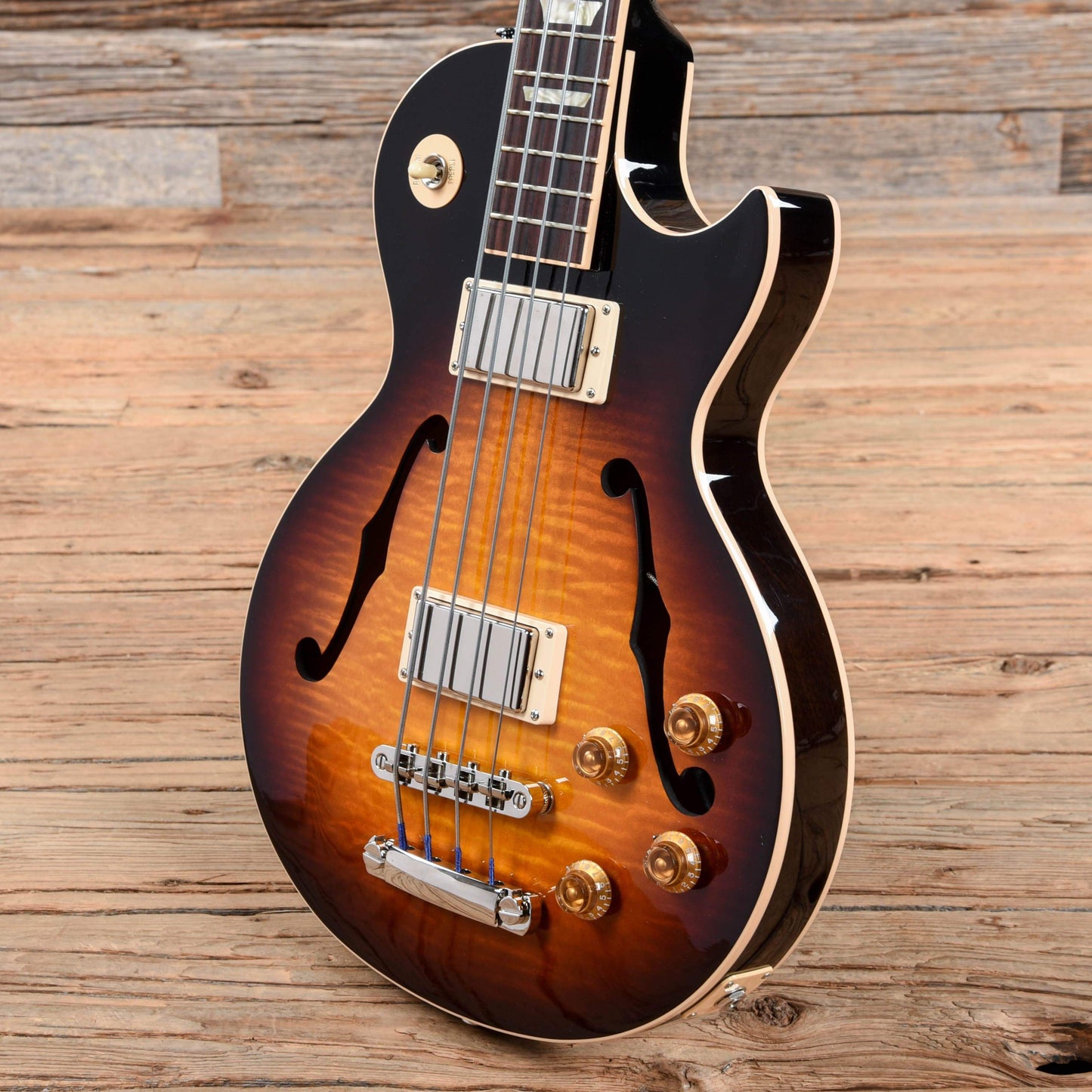 Gibson Memphis ES-Les Paul Bass Faded Darkburst 2016 Bass Guitars / Short Scale