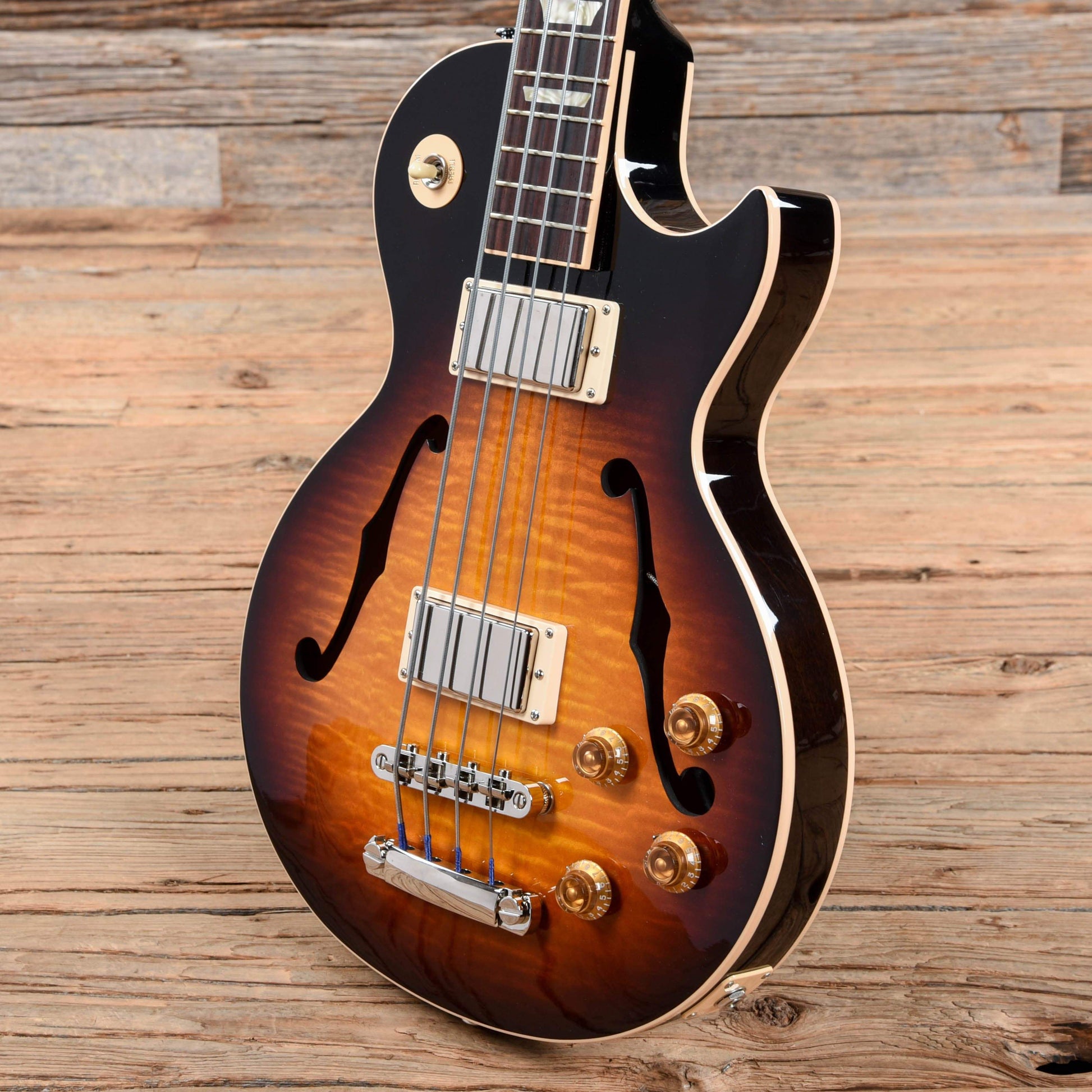 Gibson Memphis ES-Les Paul Bass Faded Darkburst 2016 Bass Guitars / Short Scale