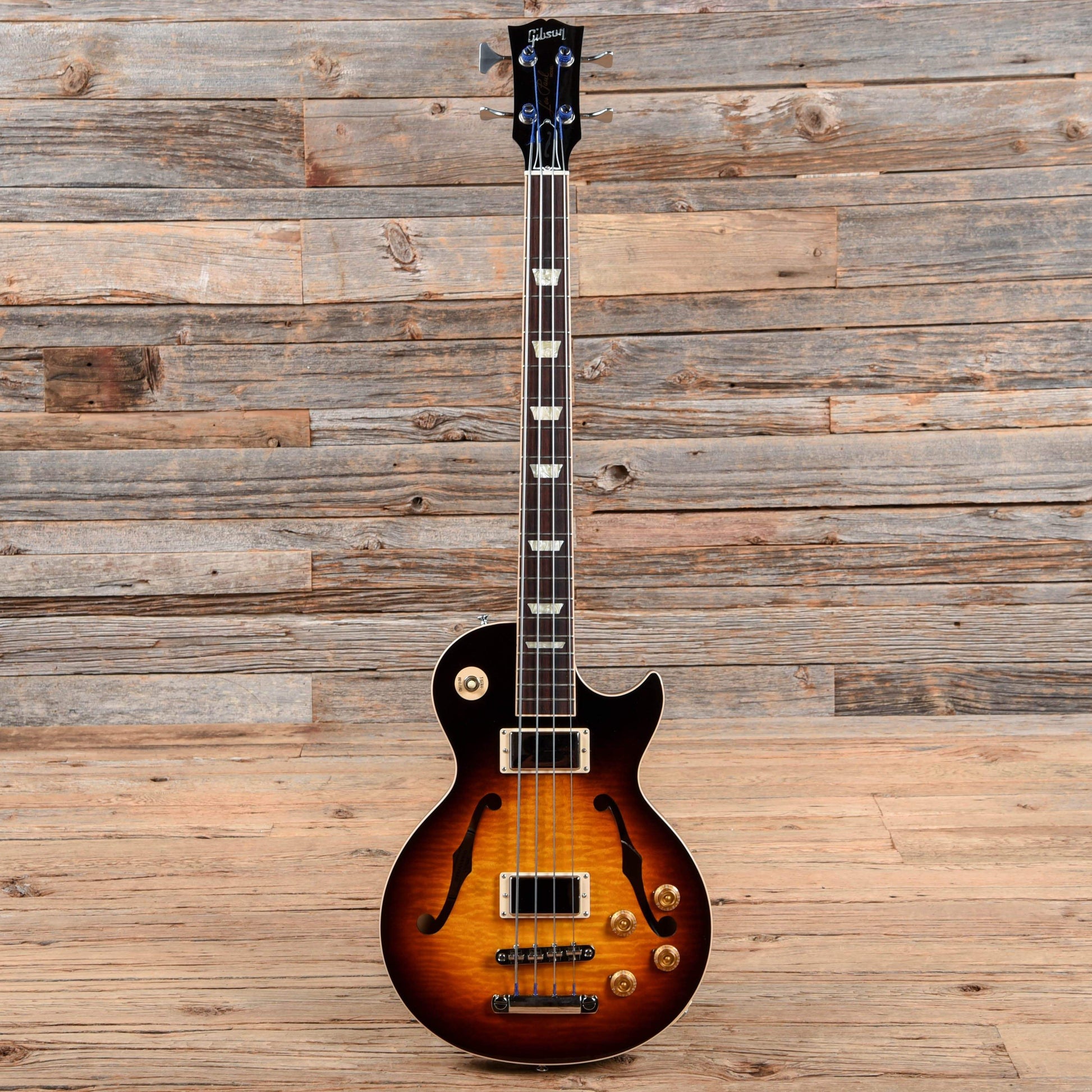 Gibson Memphis ES-Les Paul Bass Faded Darkburst 2016 Bass Guitars / Short Scale