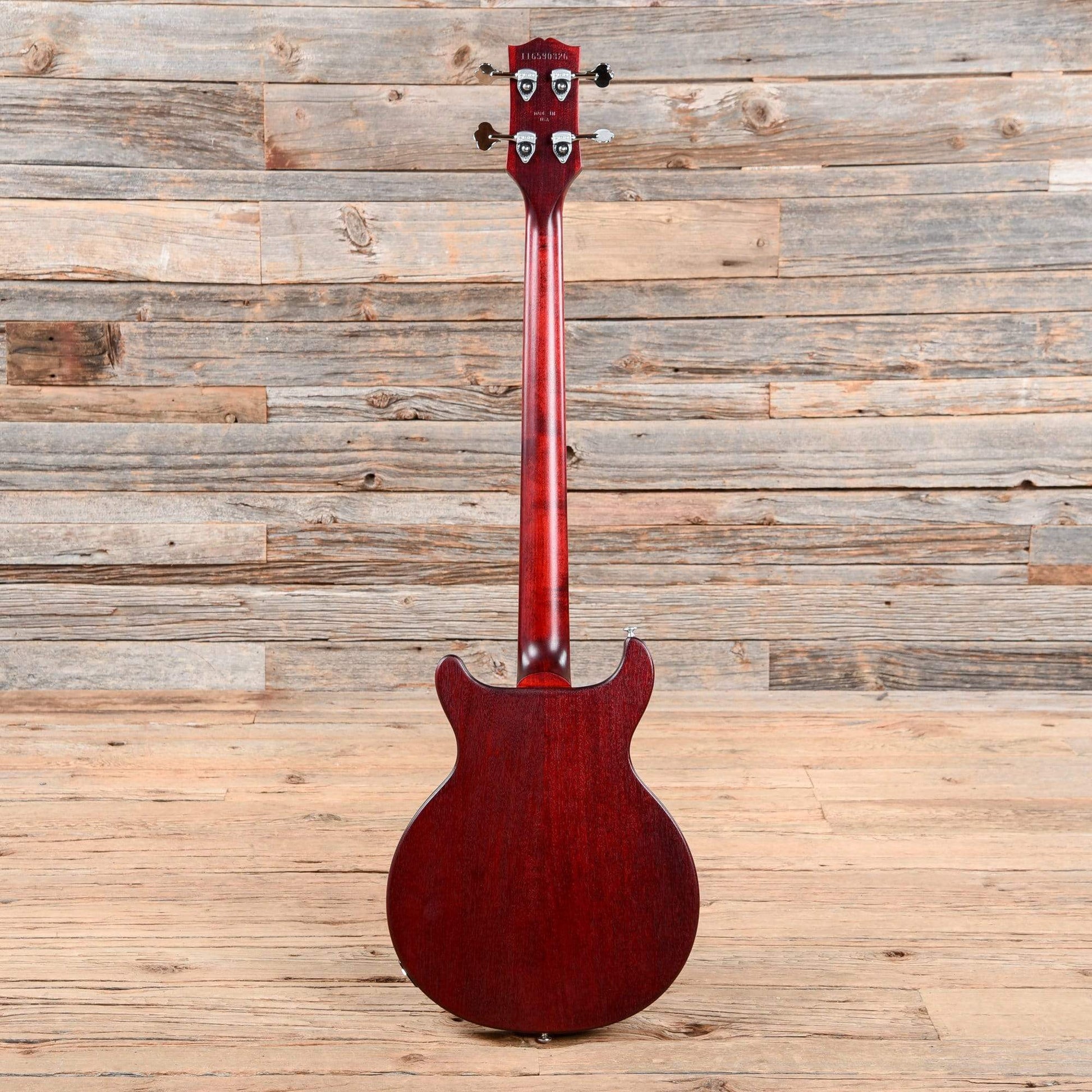 Gibson USA Les Paul Junior Tribute Bass Worn Cherry Bass Guitars / Short Scale