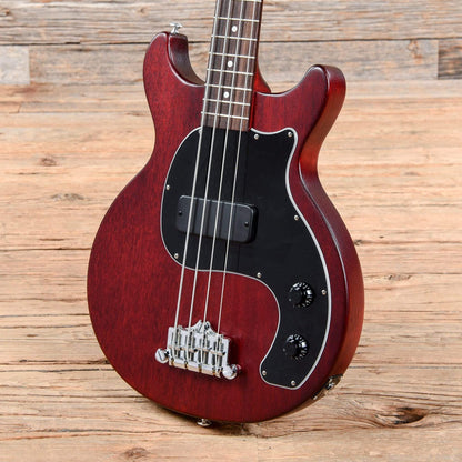 Gibson USA Les Paul Junior Tribute Bass Worn Cherry Bass Guitars / Short Scale