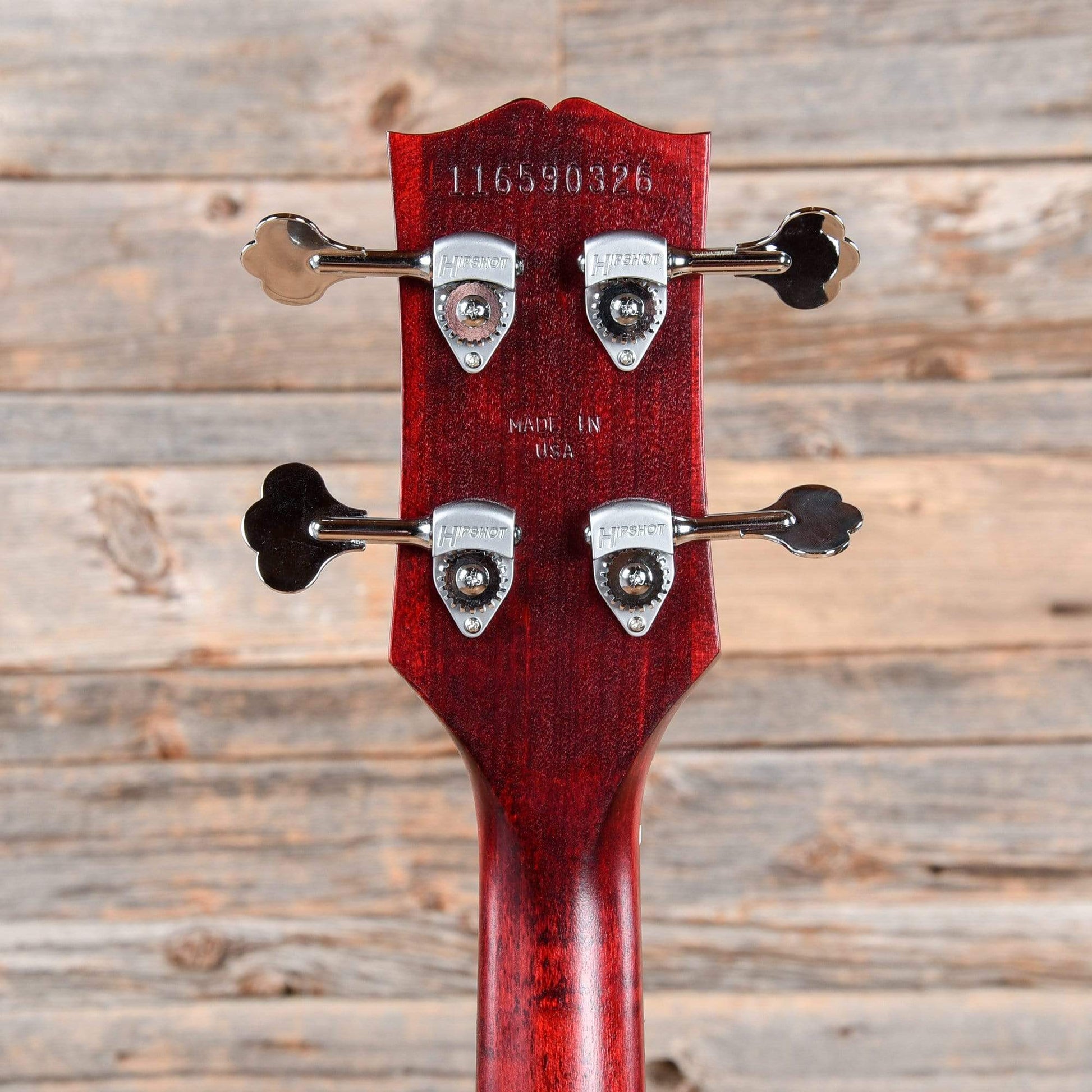 Gibson USA Les Paul Junior Tribute Bass Worn Cherry Bass Guitars / Short Scale