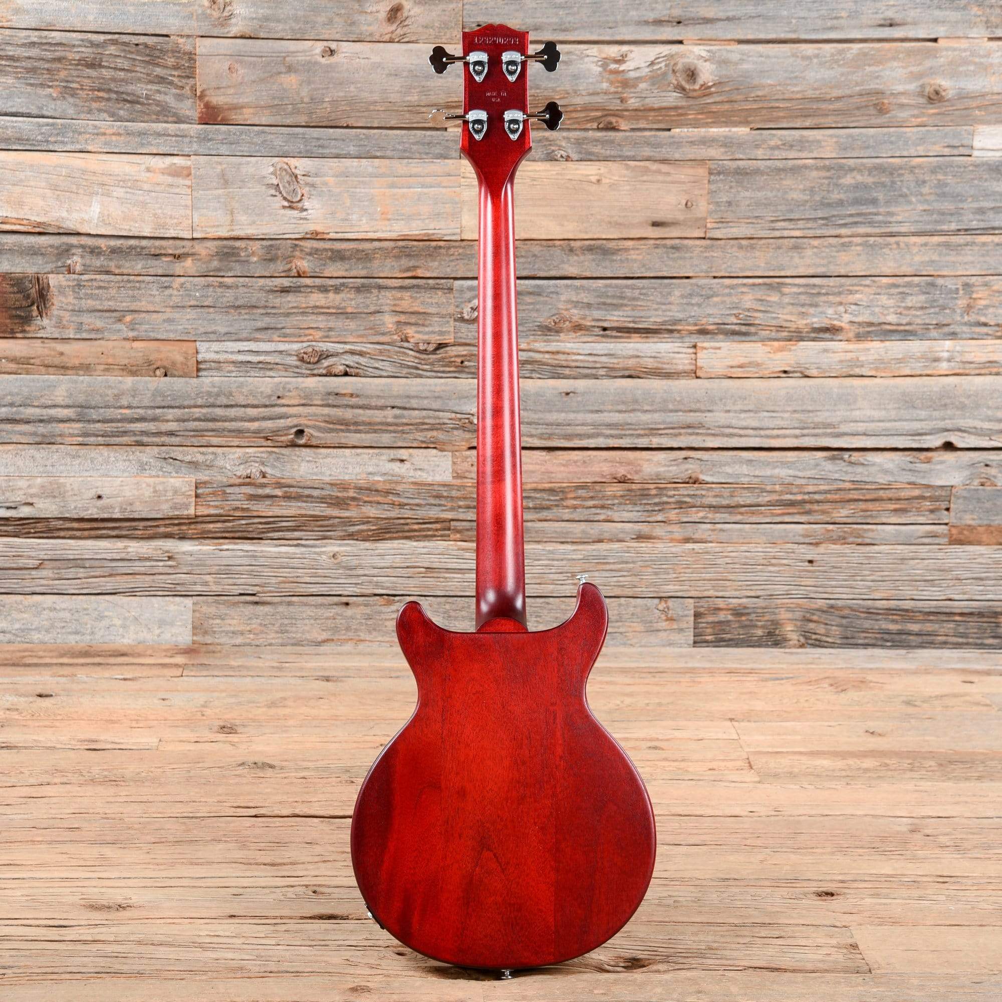 Gibson USA Les Paul Junior Tribute Bass Worn Cherry Bass Guitars / Short Scale