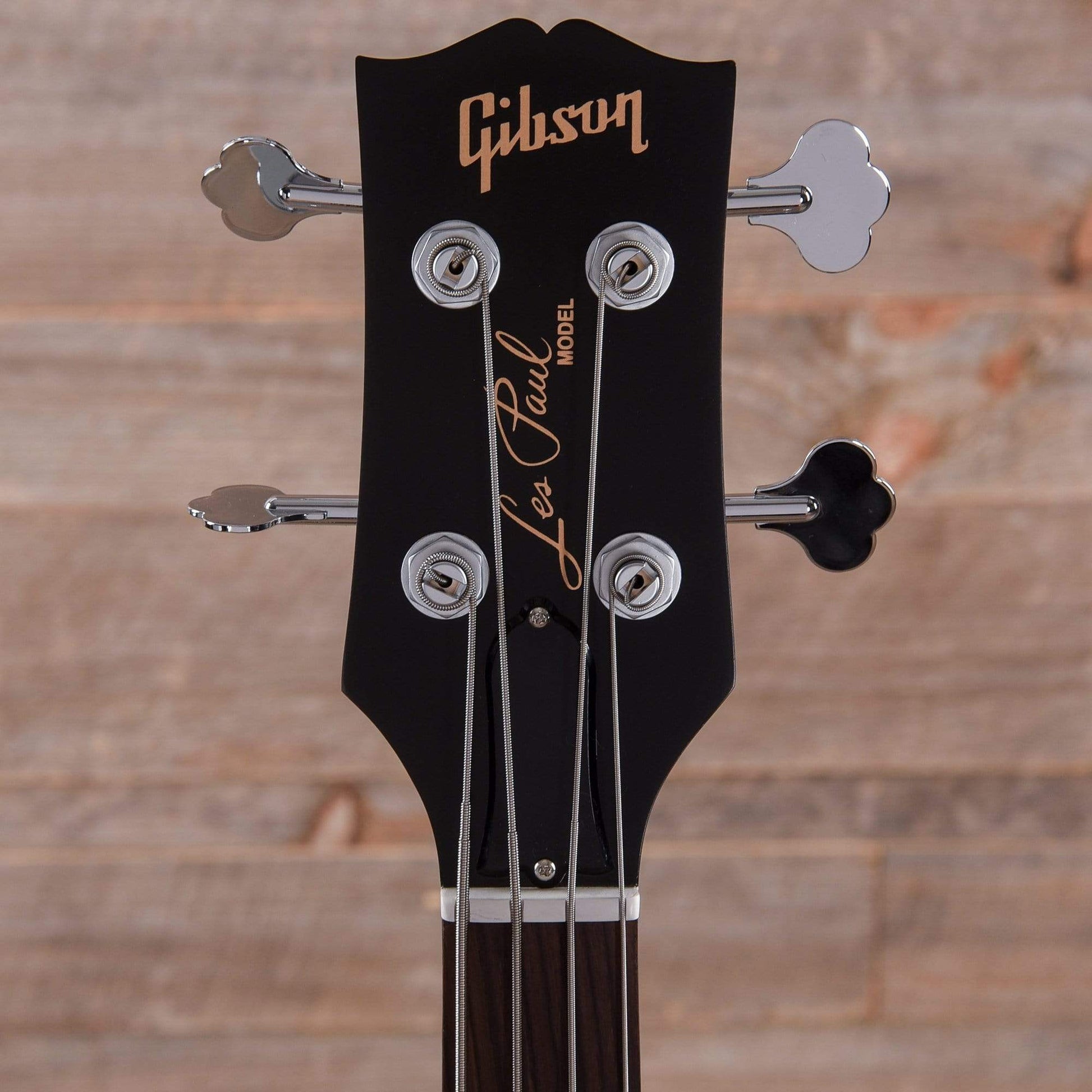 Gibson USA Les Paul Junior Tribute Bass Worn Ebony Bass Guitars / Short Scale