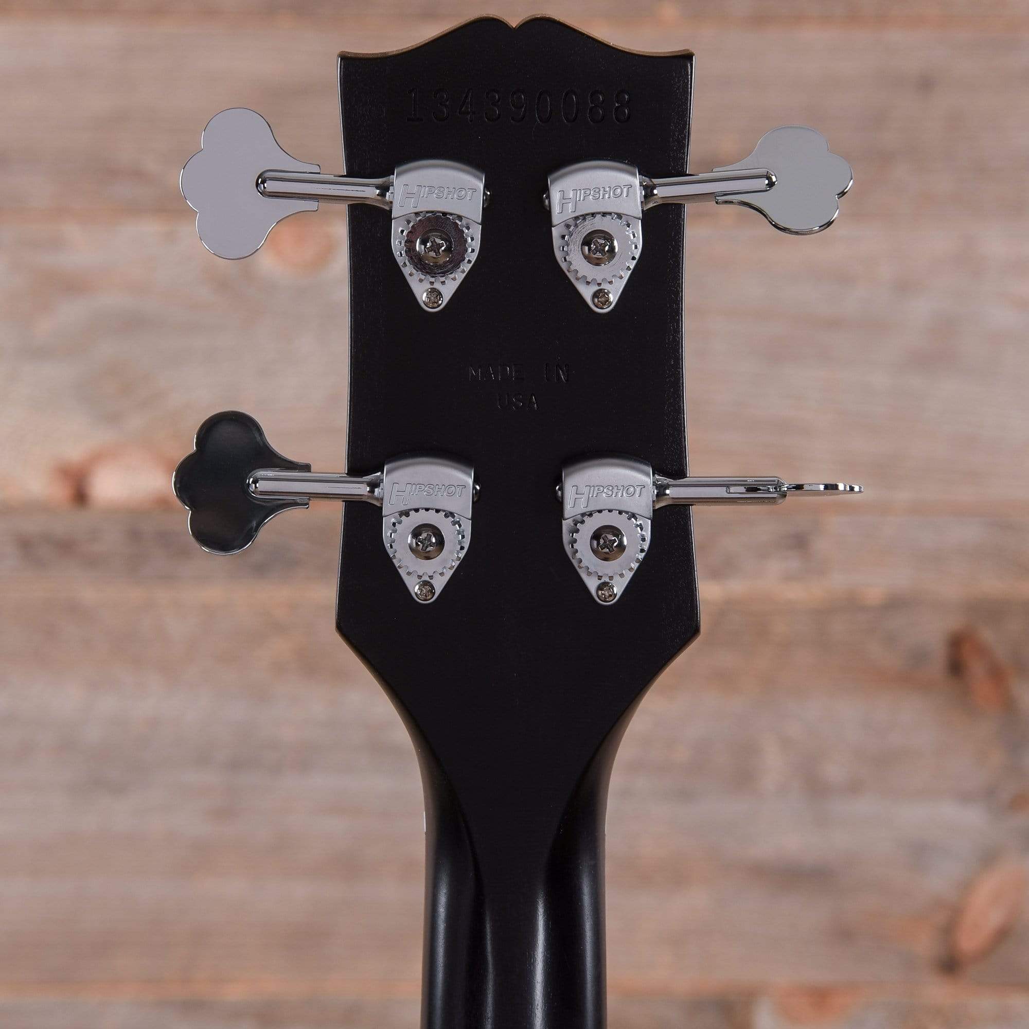 Gibson USA Les Paul Junior Tribute Bass Worn Ebony Bass Guitars / Short Scale