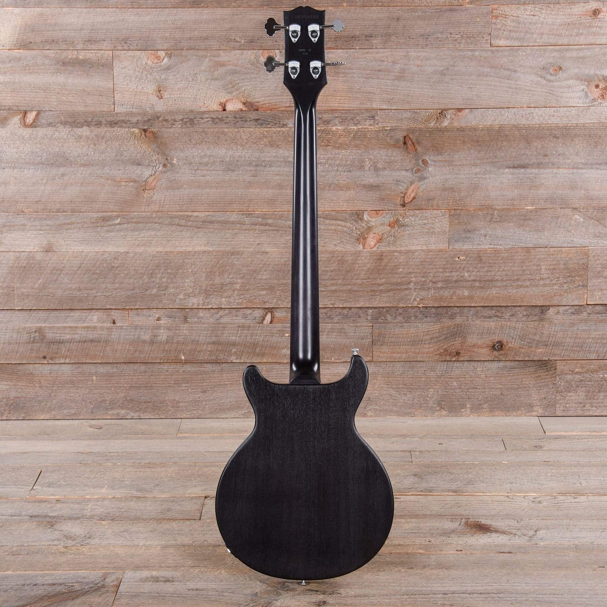 Gibson USA Les Paul Junior Tribute Bass Worn Ebony Bass Guitars / Short Scale