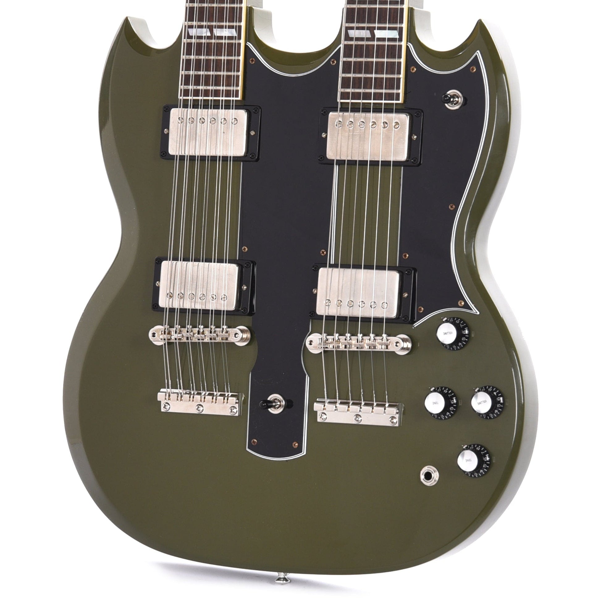 Gibson Custom Shop Murphy Lab EDS-1275 Doubleneck "CME Spec" Ultra Light Aged Antique Olive Drab Electric Guitars / 12-String