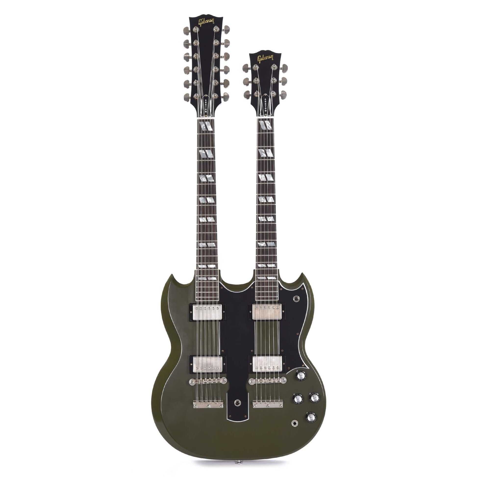 Gibson Custom Shop Murphy Lab EDS-1275 Doubleneck "CME Spec" Ultra Light Aged Antique Olive Drab Electric Guitars / 12-String