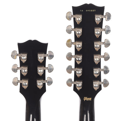 Gibson Custom Shop Murphy Lab EDS-1275 Doubleneck "CME Spec" Ultra Light Aged Heavy Antique Ebony Electric Guitars / 12-String