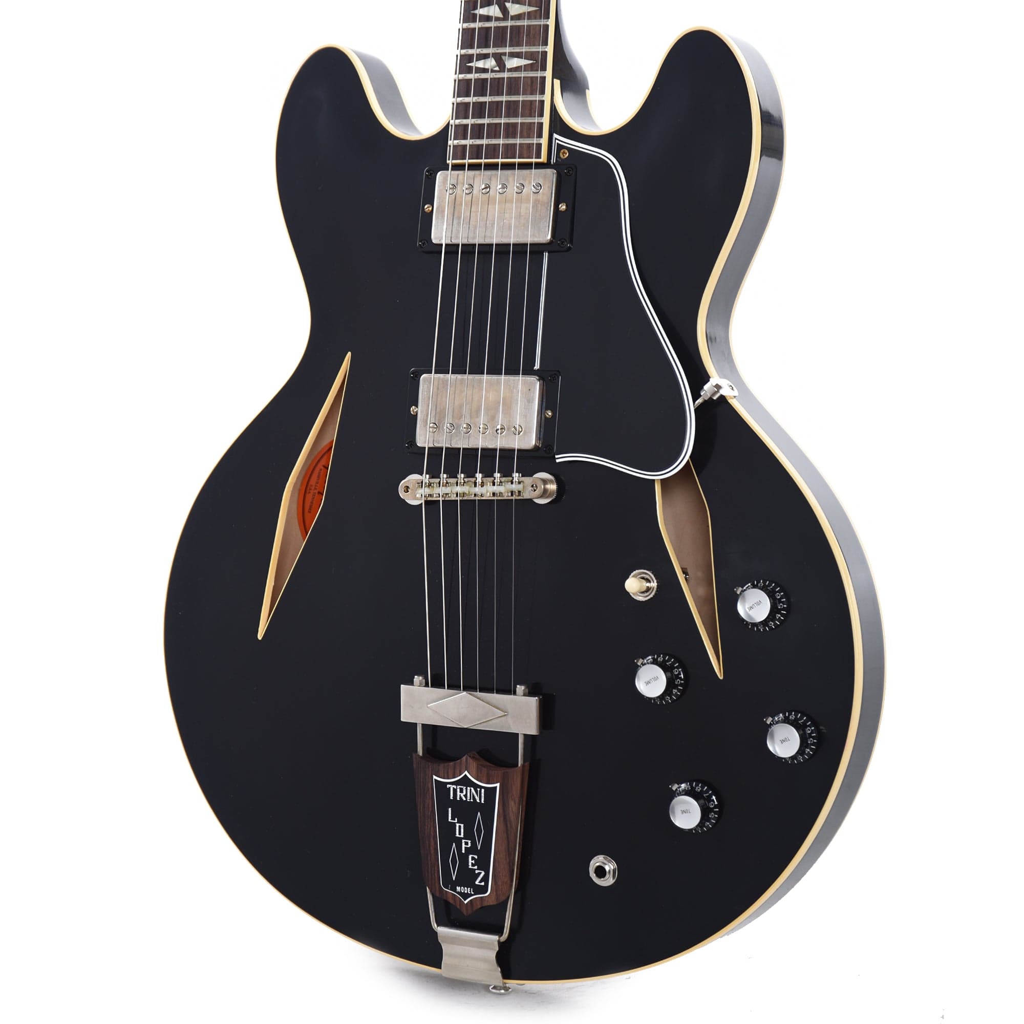 Gibson Custom Shop 1964 Trini Lopez Standard Reissue Ebony VOS Electric Guitars / Hollow Body