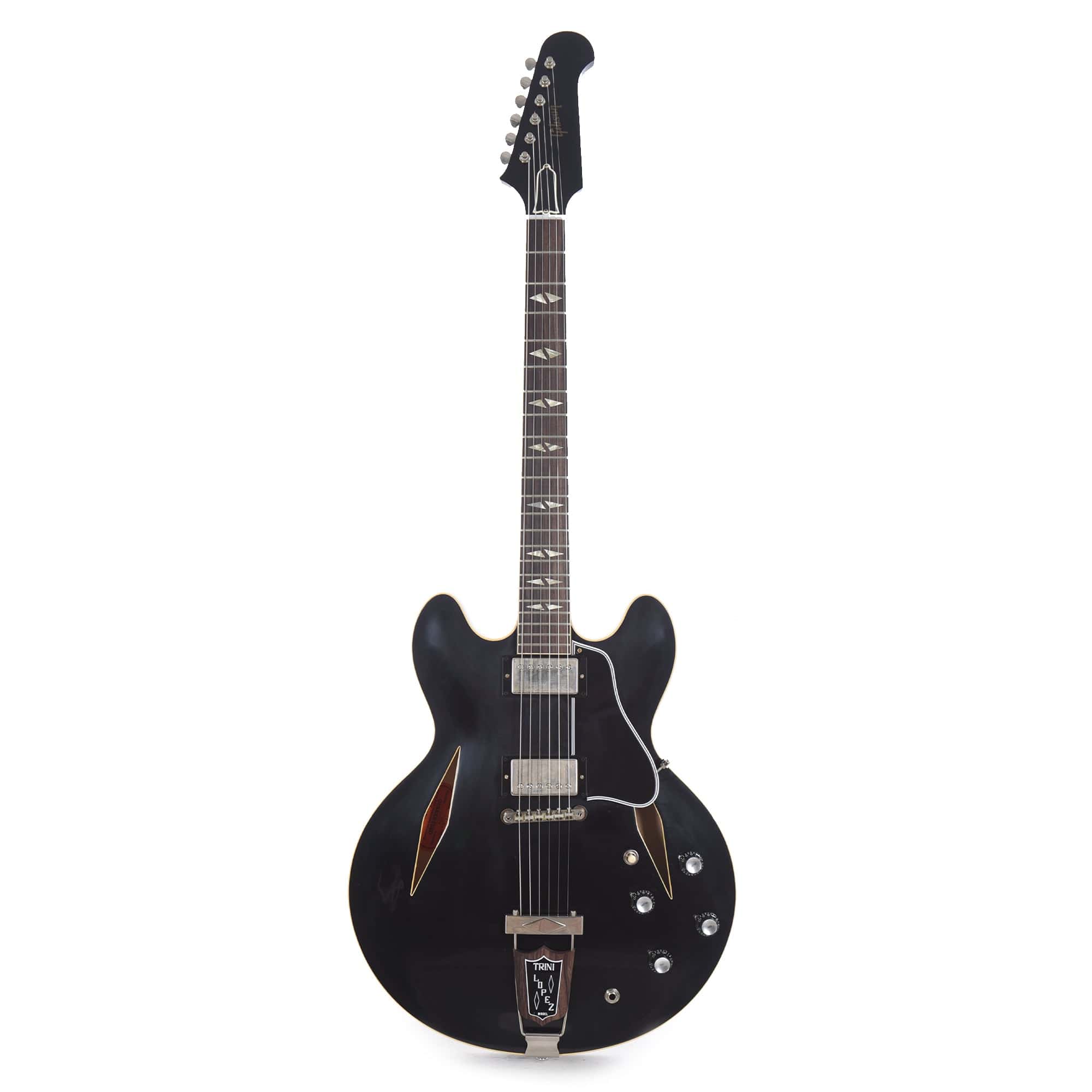 Gibson Custom Shop 1964 Trini Lopez Standard Reissue Ebony VOS Electric Guitars / Hollow Body