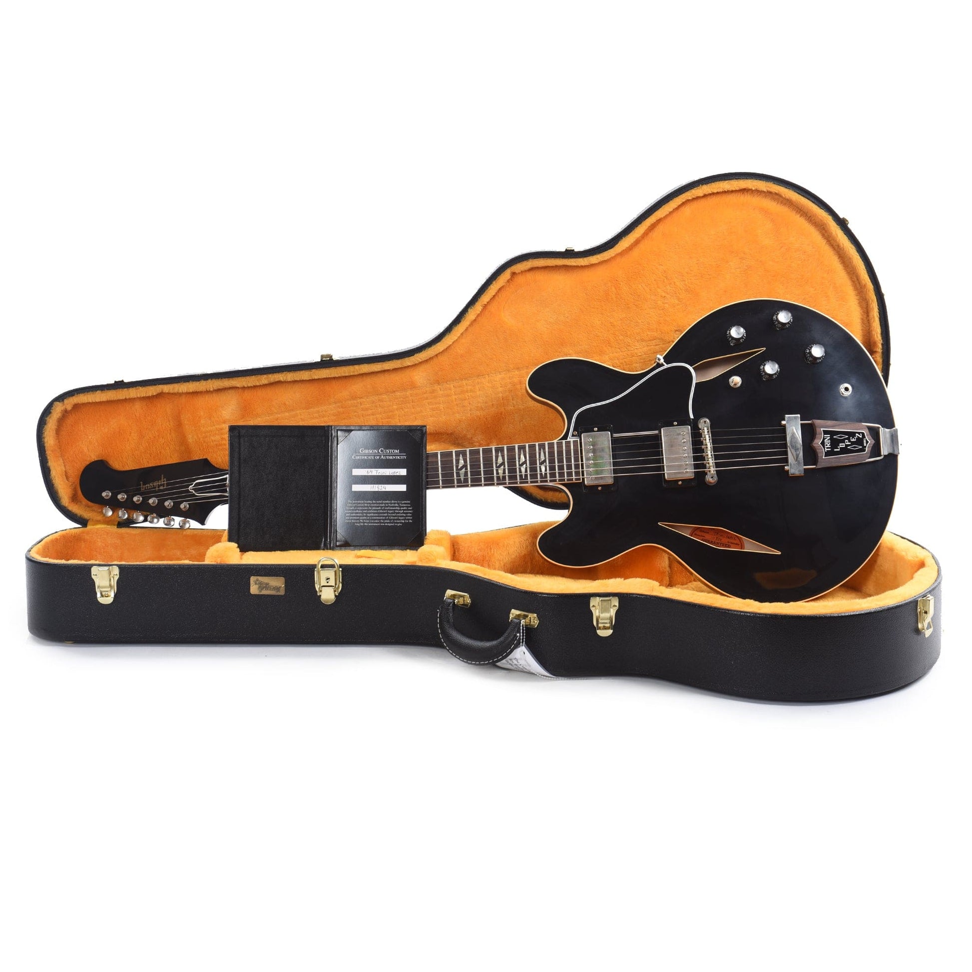 Gibson Custom Shop 1964 Trini Lopez Standard Reissue Ebony VOS Electric Guitars / Hollow Body