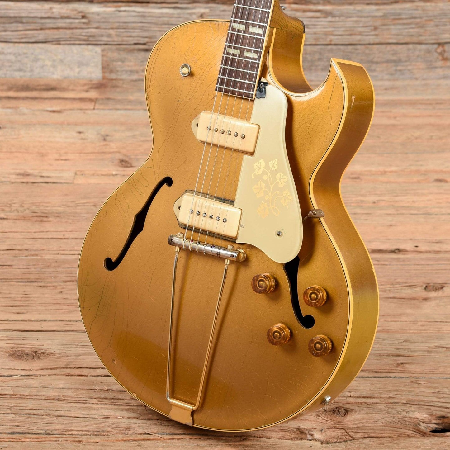 Gibson ES-295 Gold 1953 Electric Guitars / Hollow Body