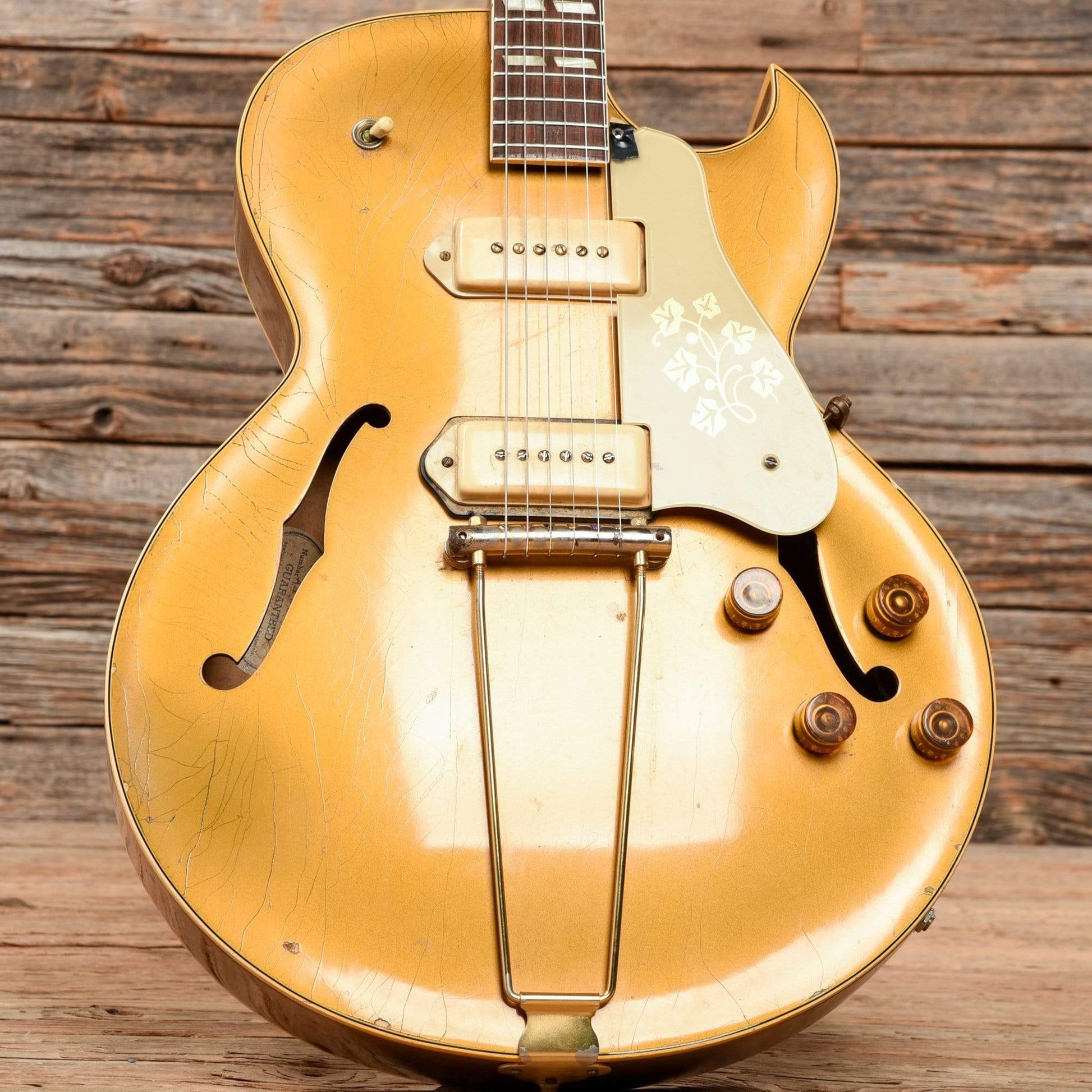 Gibson ES-295 Gold 1953 Electric Guitars / Hollow Body