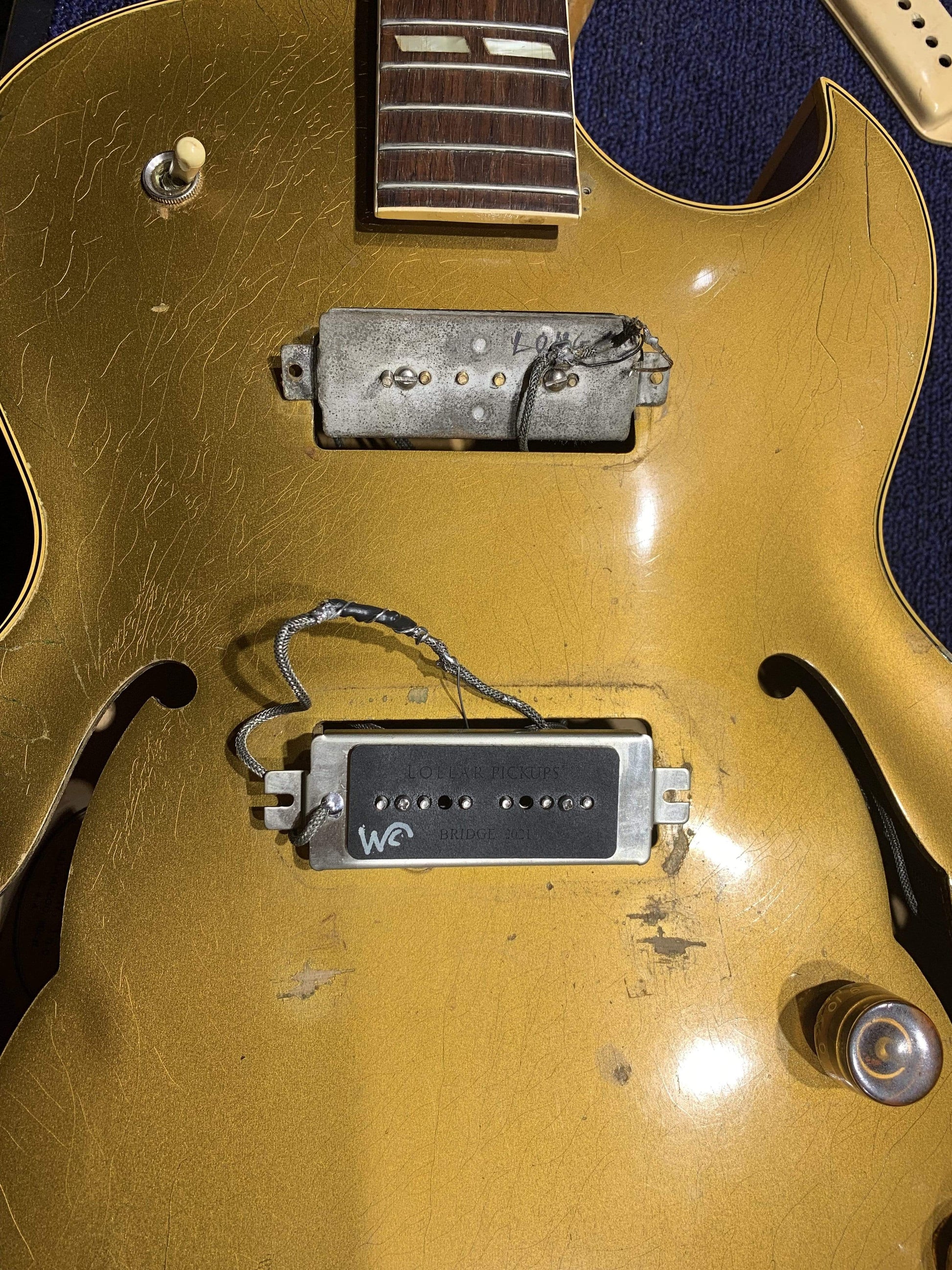 Gibson ES-295 Gold 1953 Electric Guitars / Hollow Body