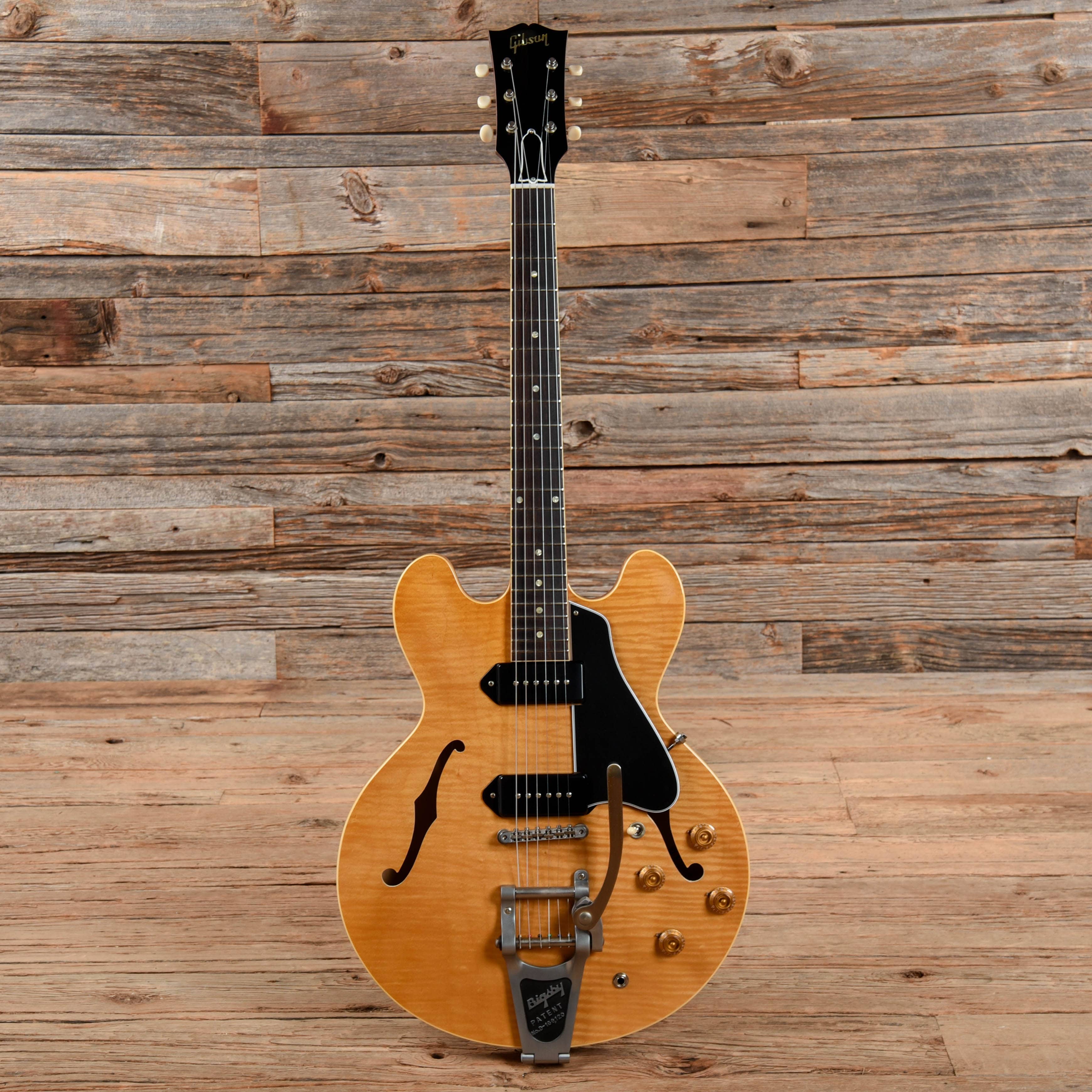 Gibson Memphis 1961 ES-330TDN Figured VOS Dark Vintage Natural Electric Guitars / Hollow Body