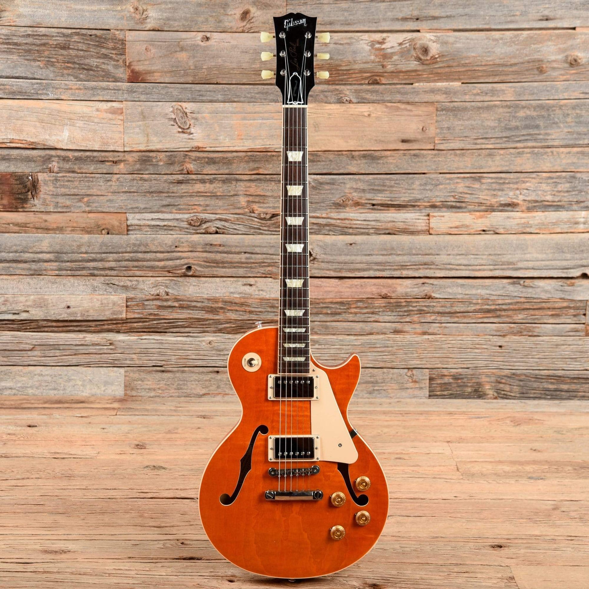 Gibson Memphis ES-Les Paul Amber 2015 Electric Guitars / Hollow Body
