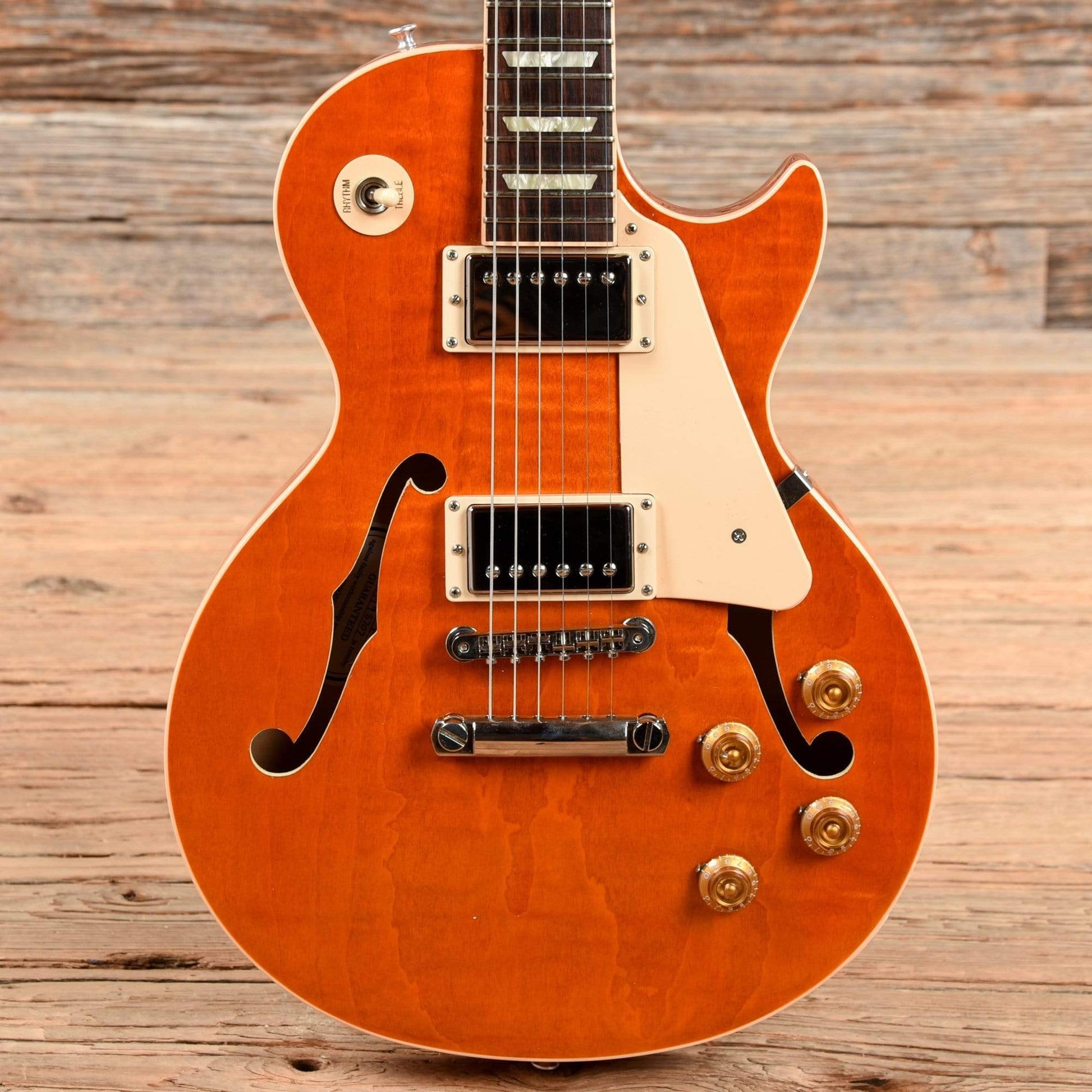 Gibson Memphis ES-Les Paul Amber 2015 Electric Guitars / Hollow Body