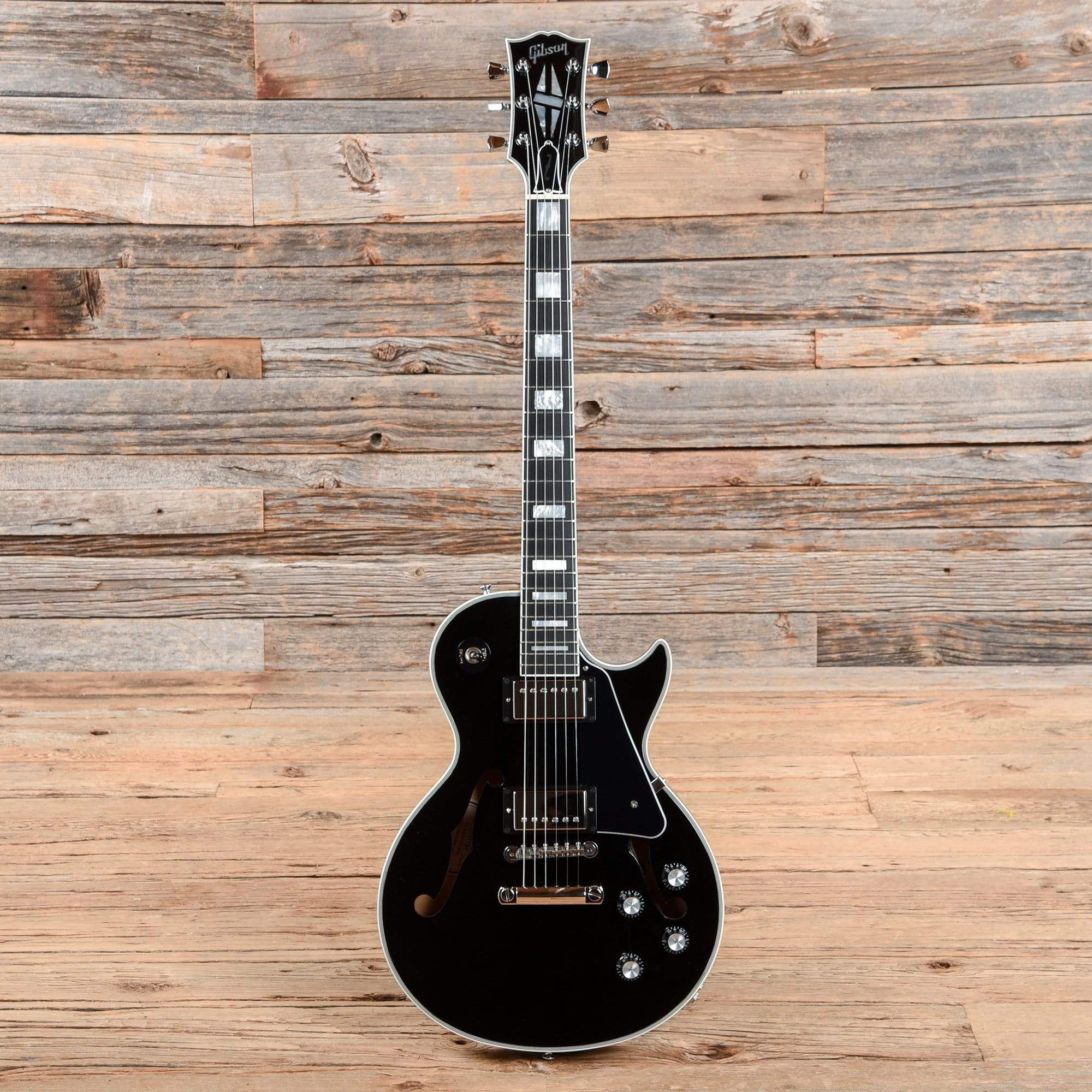 Gibson Memphis ES-Les Paul Black 2015 Electric Guitars / Hollow Body