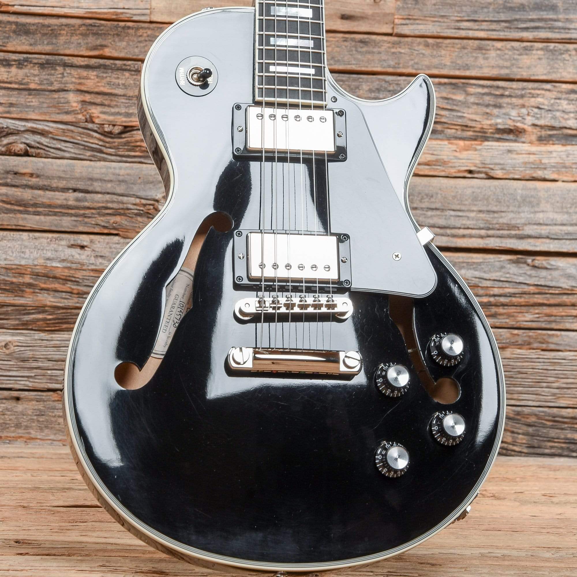 Gibson Memphis ES-Les Paul Black 2015 Electric Guitars / Hollow Body