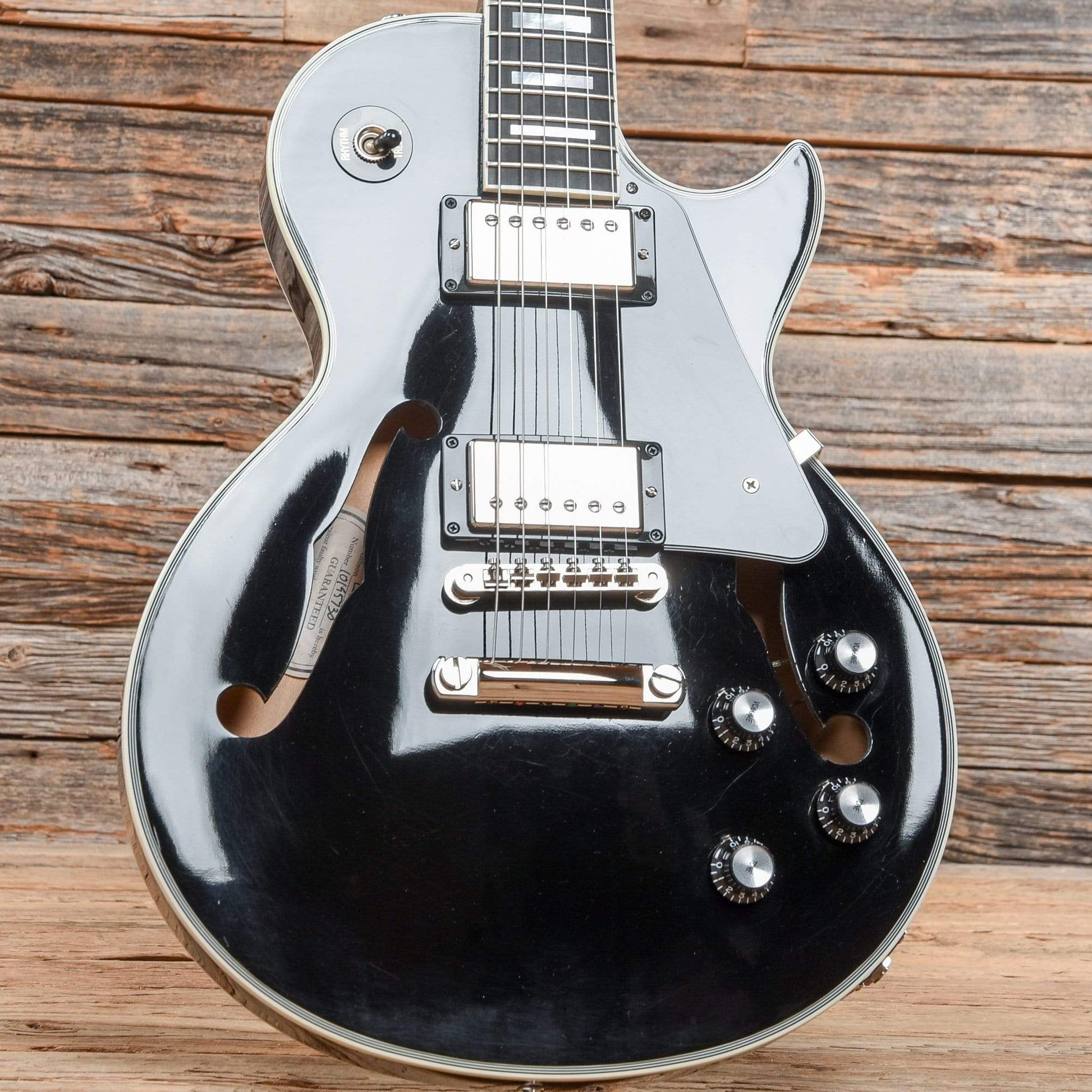 Gibson Memphis ES-Les Paul Black 2015 Electric Guitars / Hollow Body