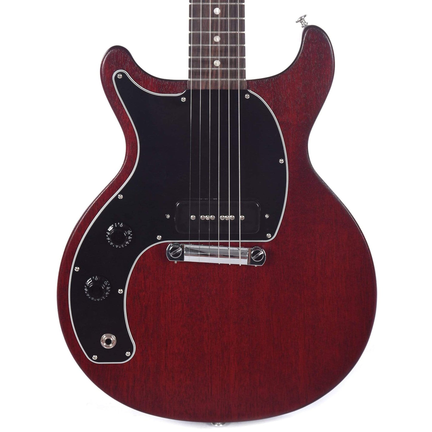 Gibson USA Les Paul Junior Tribute DC 2019 Worn Cherry LEFTY Electric Guitars / Left-Handed