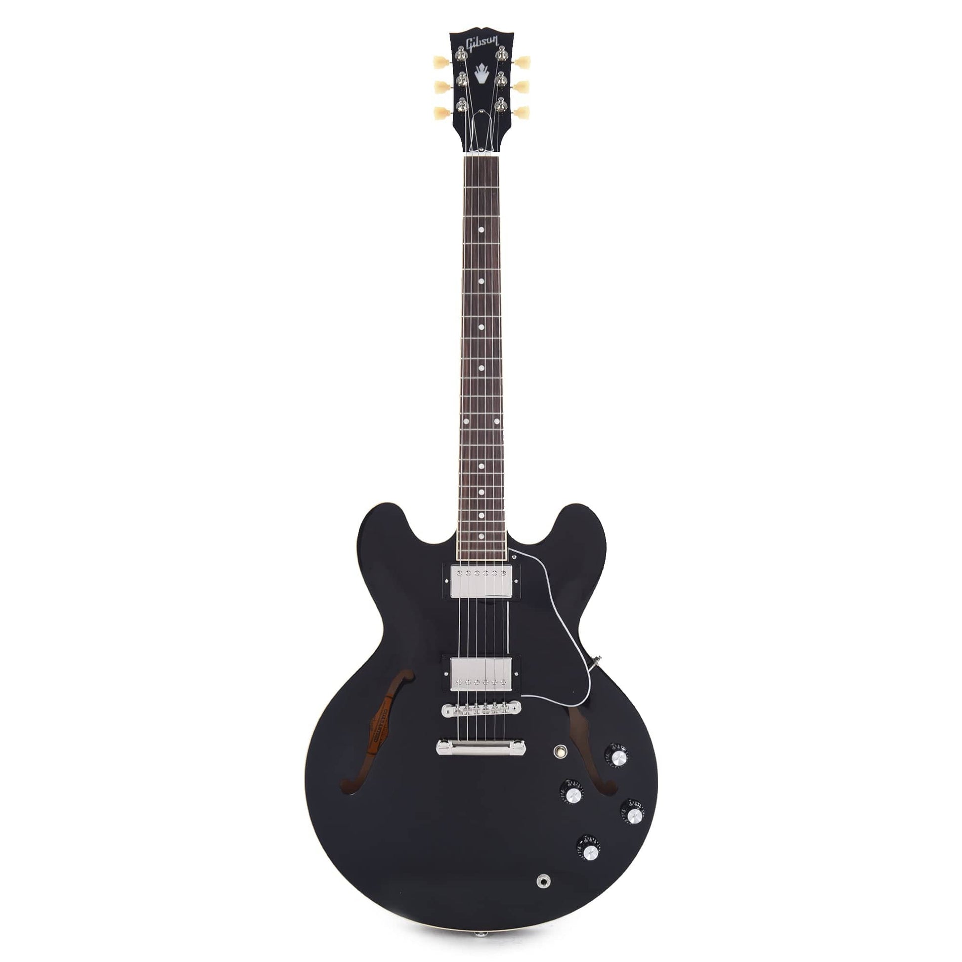 Gibson USA ES-335 Vintage Ebony Electric Guitars / Semi-Hollow,Electric Guitars / Solid Body