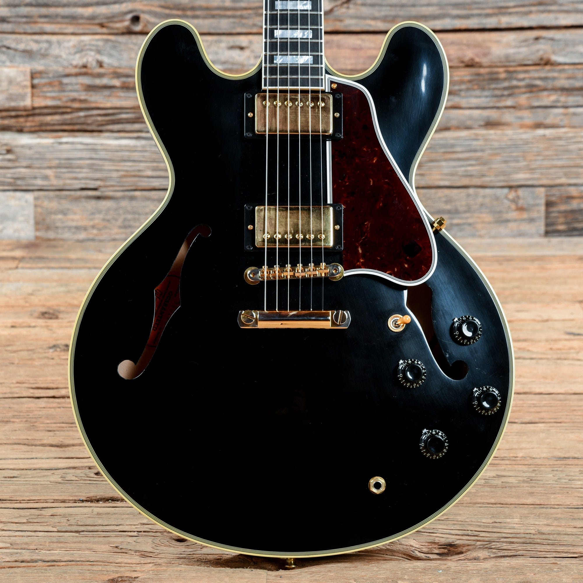 Gibson CS 1959 ES-355 Reissue Stop Bar Ebony VOS Electric Guitars / Semi-Hollow