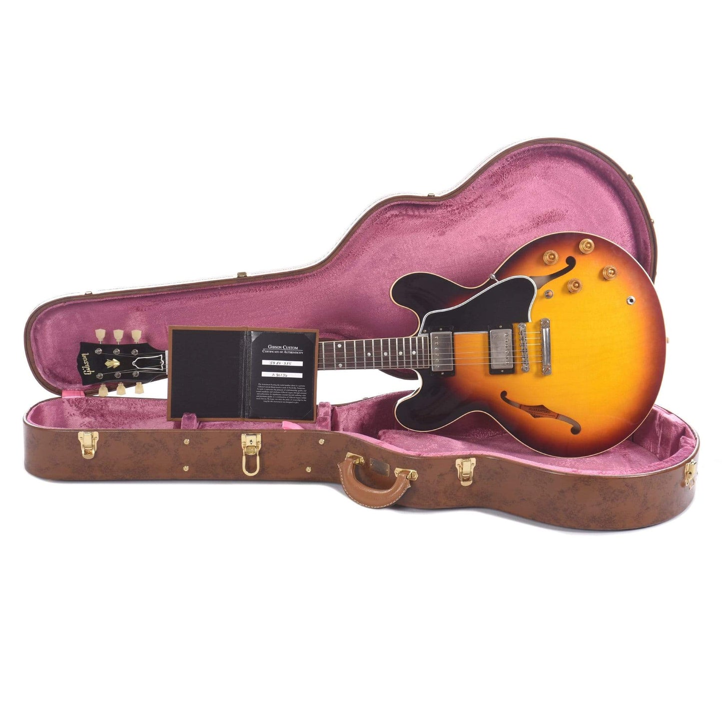 Gibson Custom 1959 ES-335 Reissue Vintage Burst VOS Electric Guitars / Semi-Hollow