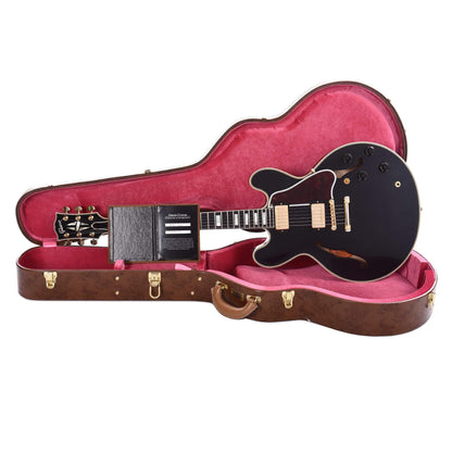 Gibson Custom 1959 ES-355 Reissue Stop Bar Ebony VOS Electric Guitars / Semi-Hollow