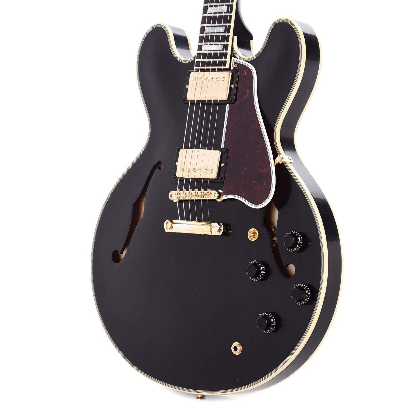 Gibson Custom 1959 ES-355 Reissue Stop Bar Ebony VOS Electric Guitars / Semi-Hollow