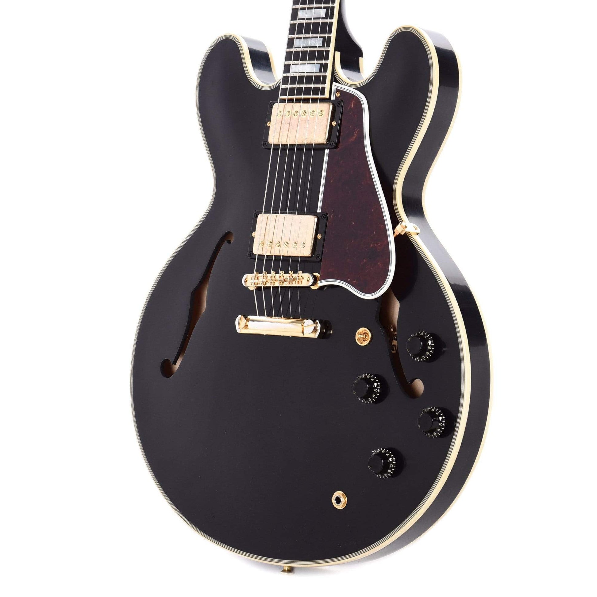 Gibson Custom 1959 ES-355 Reissue Stop Bar Ebony VOS Electric Guitars / Semi-Hollow