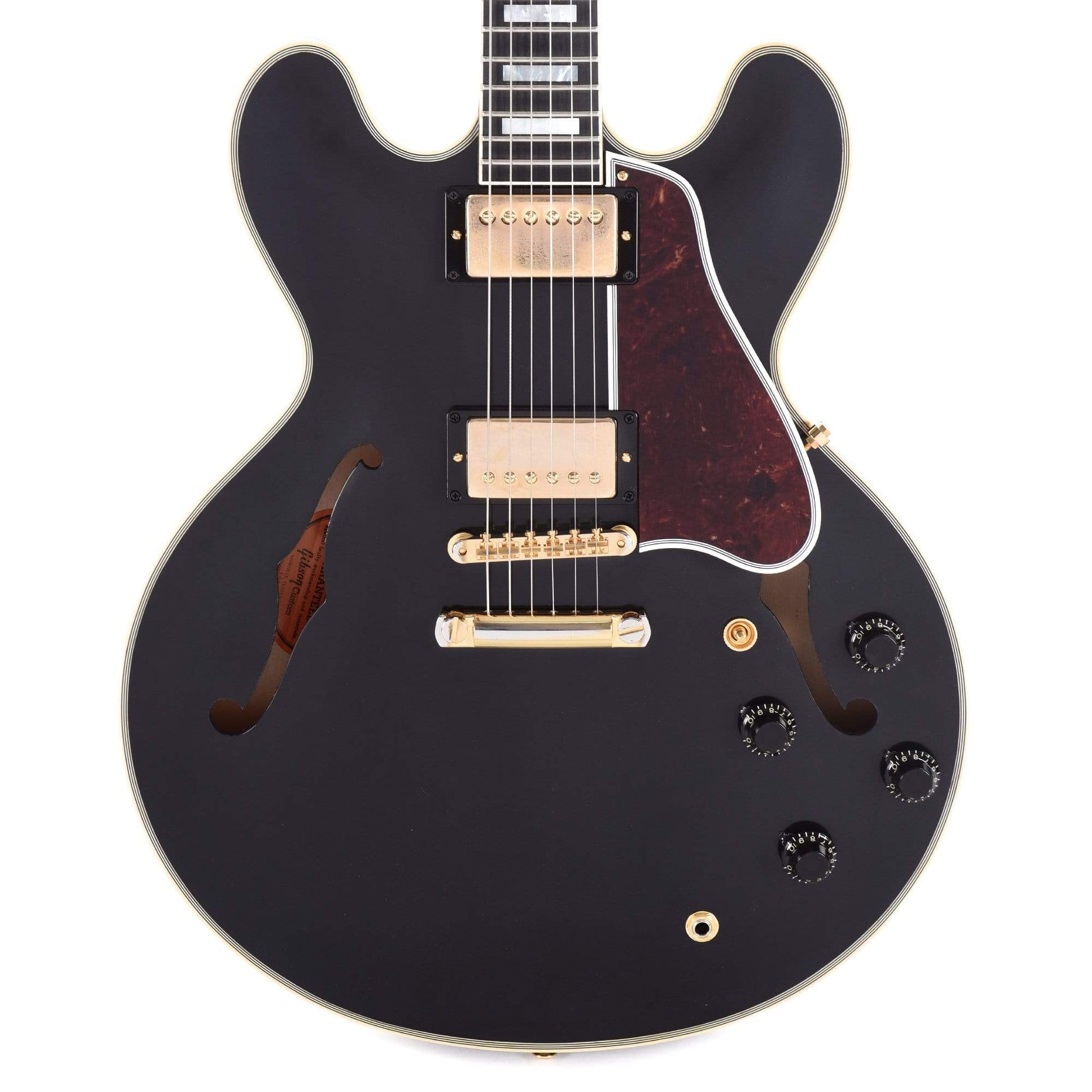 Gibson Custom 1959 ES-355 Reissue Stop Bar Ebony VOS Electric Guitars / Semi-Hollow