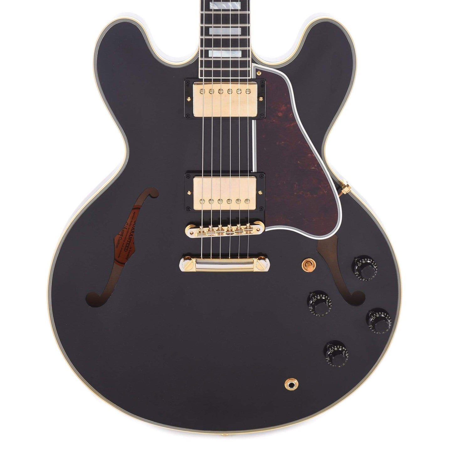 Gibson Custom 1959 ES-355 Reissue Stop Bar Ebony VOS Electric Guitars / Semi-Hollow
