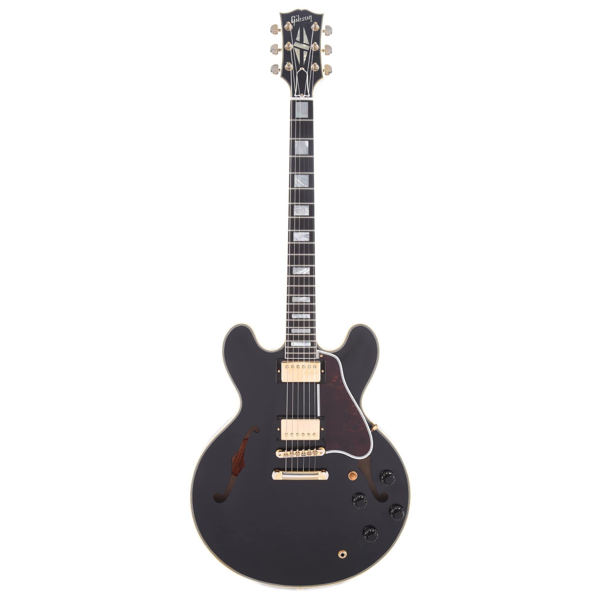 Gibson Custom 1959 ES-355 Reissue Stop Bar Ebony VOS Electric Guitars / Semi-Hollow