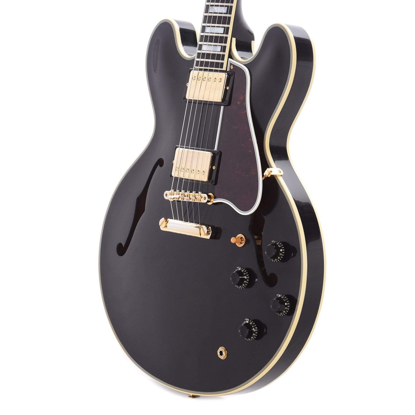 Gibson Custom 1959 ES-355 Reissue Stop Bar Ebony VOS Electric Guitars / Semi-Hollow