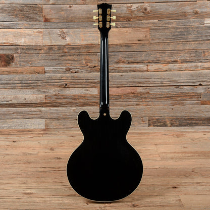 Gibson Custom 1963 ES-335 Reissue "CME Spec" Lightly Aged Ebony Electric Guitars / Semi-Hollow