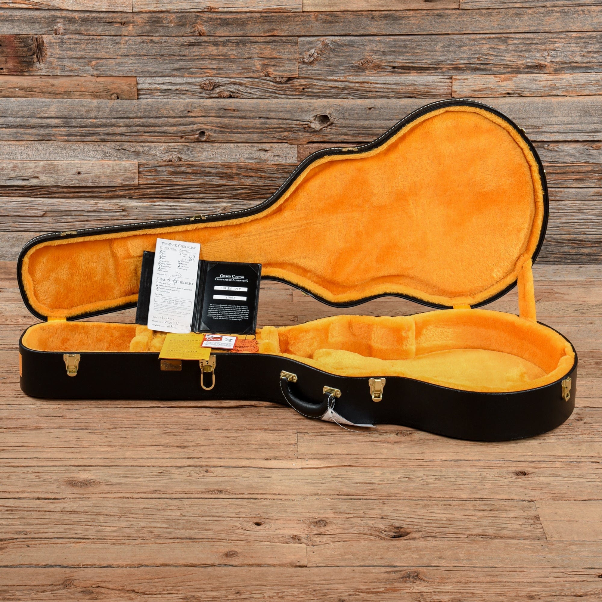 Gibson Custom 1964 ES-335 Ebony 2021 Electric Guitars / Semi-Hollow