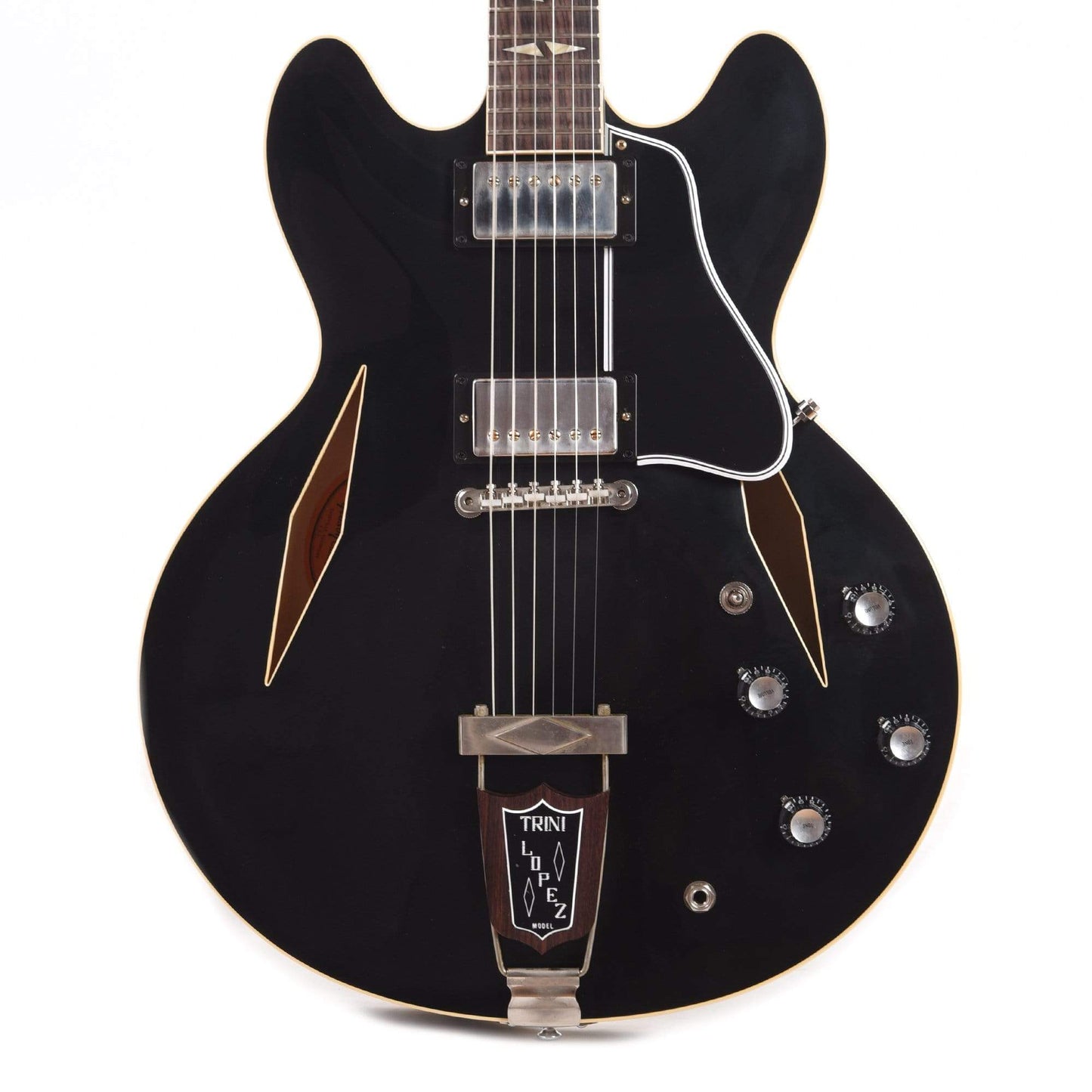 Gibson Custom 1964 Trini Lopez Standard Reissue Ebony VOS Electric Guitars / Semi-Hollow
