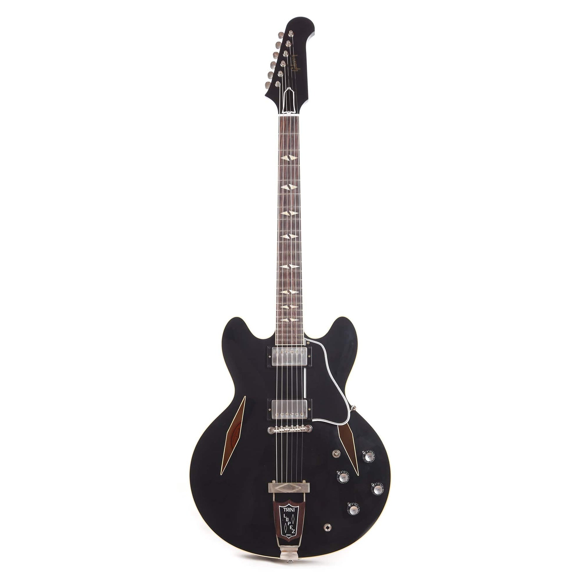 Gibson Custom 1964 Trini Lopez Standard Reissue Ebony VOS Electric Guitars / Semi-Hollow