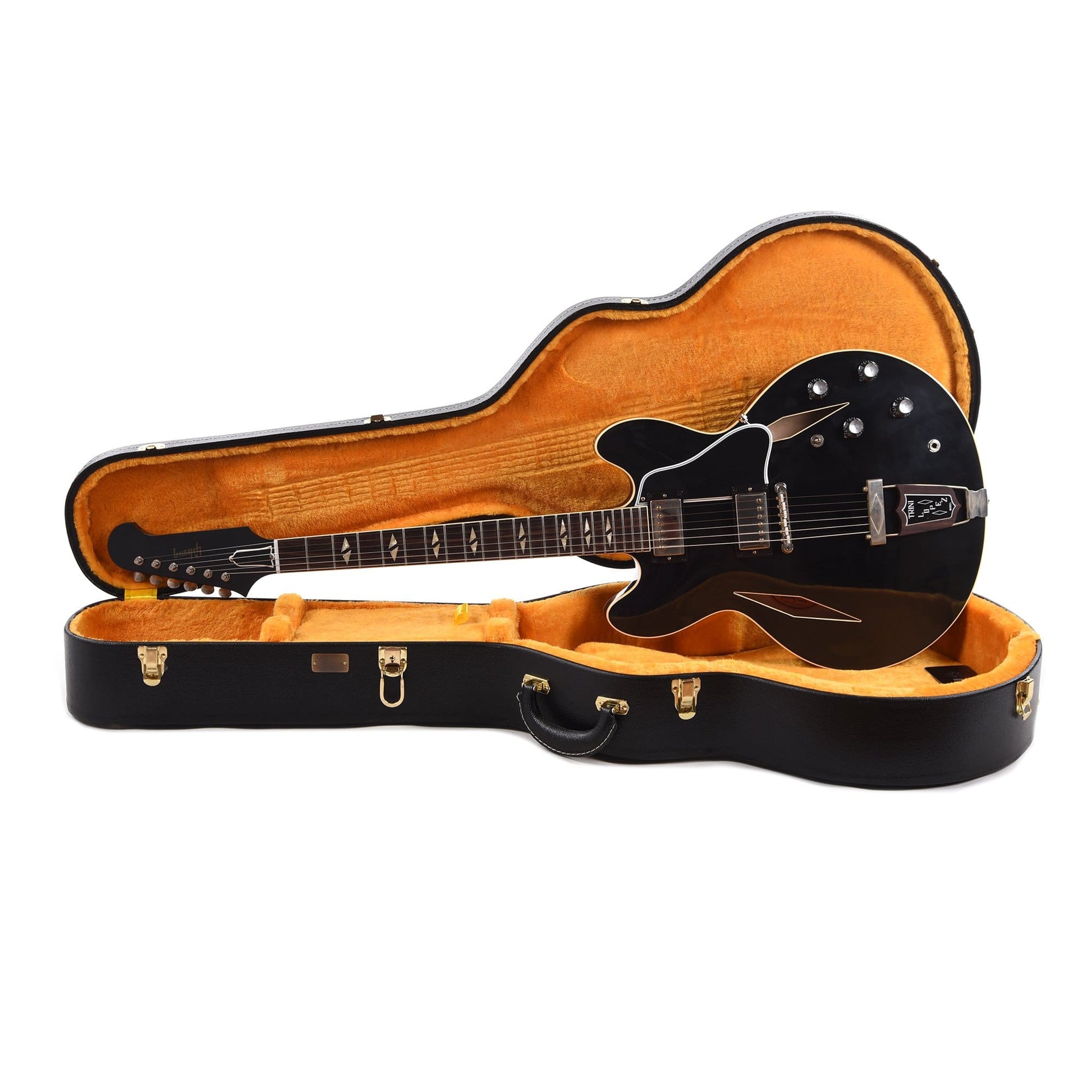 Gibson Custom 1964 Trini Lopez Standard Reissue Ebony VOS Electric Guitars / Semi-Hollow