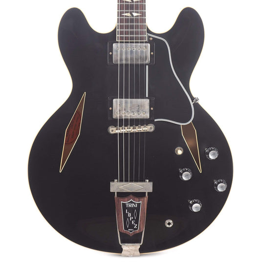 Gibson Custom 1964 Trini Lopez Standard Reissue Ebony VOS Electric Guitars / Semi-Hollow