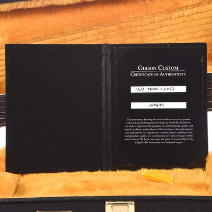 Gibson Custom 1964 Trini Lopez Standard Reissue Ebony VOS Electric Guitars / Semi-Hollow