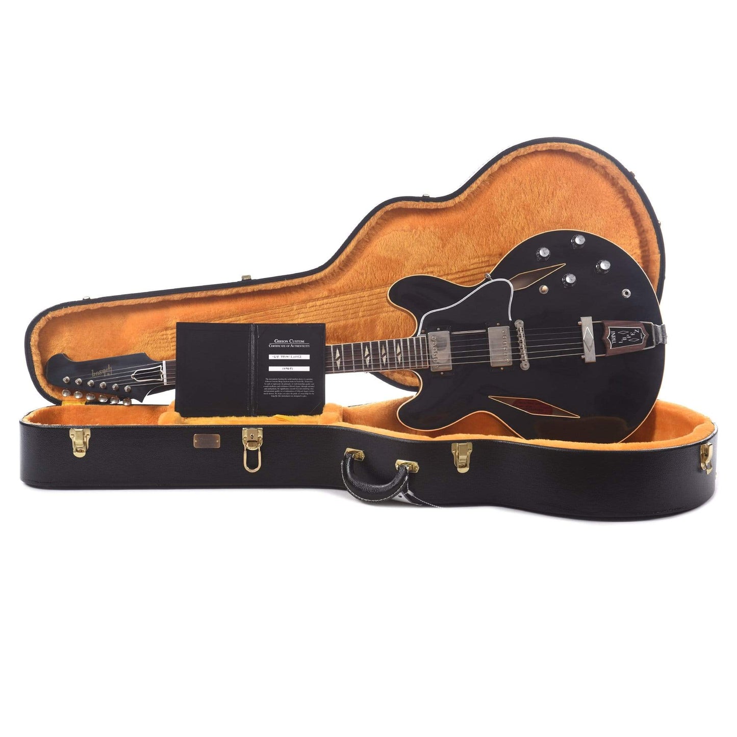 Gibson Custom 1964 Trini Lopez Standard Reissue Ebony VOS Electric Guitars / Semi-Hollow